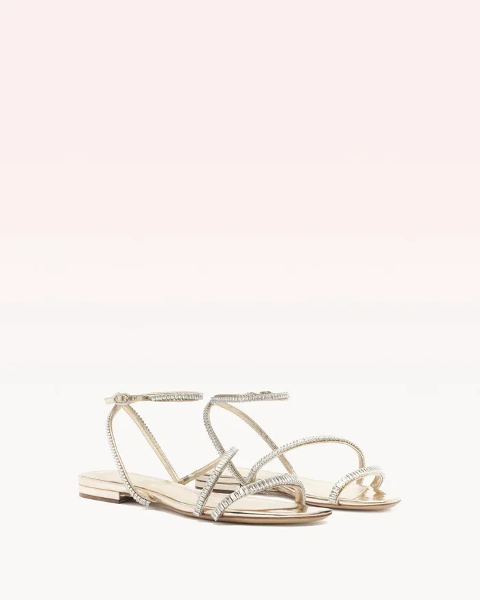 Leah Zircone Gold Women Alexandre Birman Flats