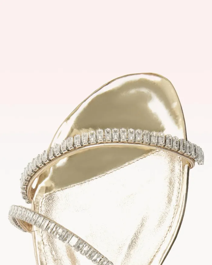 Leah Zircone Gold Women Alexandre Birman Flats