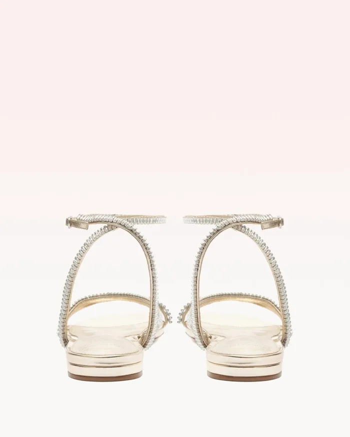 Leah Zircone Gold Women Alexandre Birman Flats