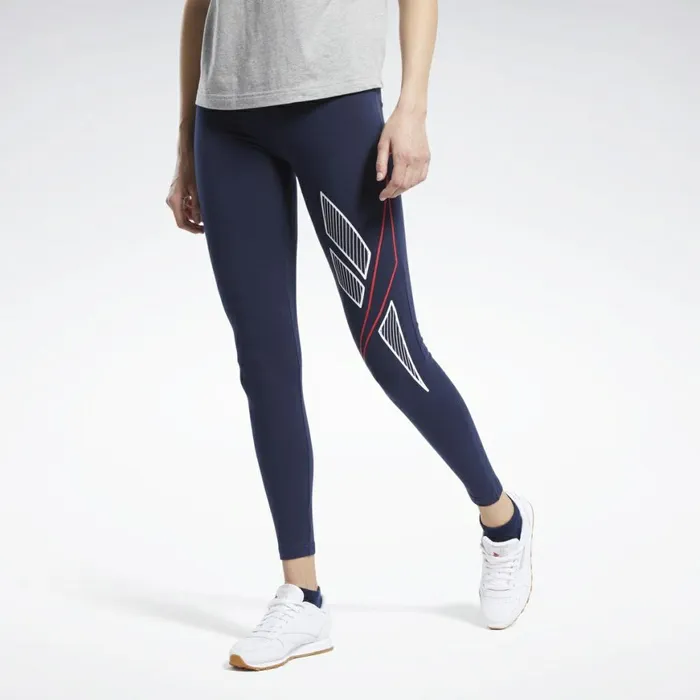 Leggings and Tights Womens Reebok Classics Big Vector Leggings Vector Navy