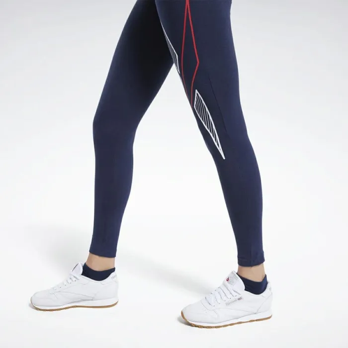 Leggings and Tights Womens Reebok Classics Big Vector Leggings Vector Navy