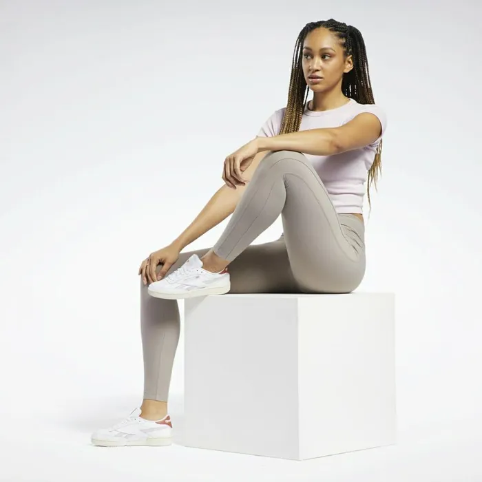 Leggings and Tights Womens Reebok Classics Cozy Knit Leggings Boulder Grey