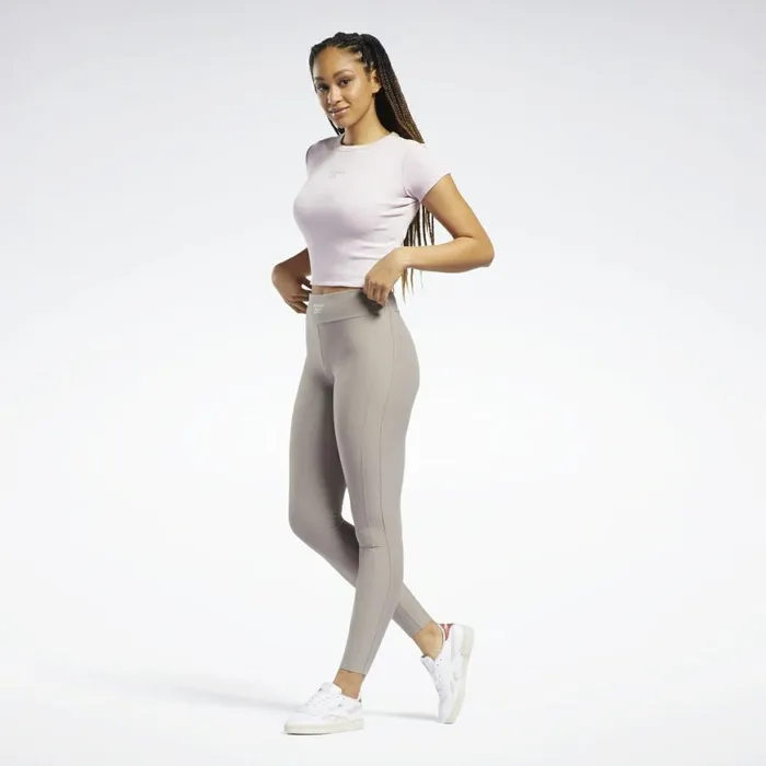 Leggings and Tights Womens Reebok Classics Cozy Knit Leggings Boulder Grey