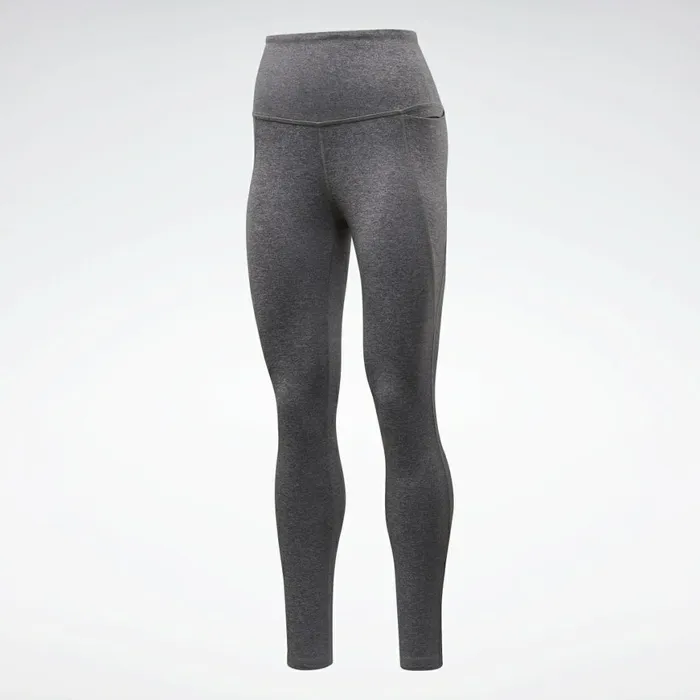 Leggings and Tights Womens Reebok Lux HighRise 2 Leggings Dark Grey Heather
