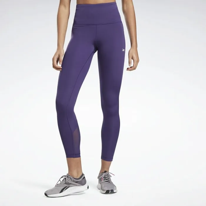 Leggings and Tights Womens Reebok Lux HighRise Perform Leggings Dark Orchid