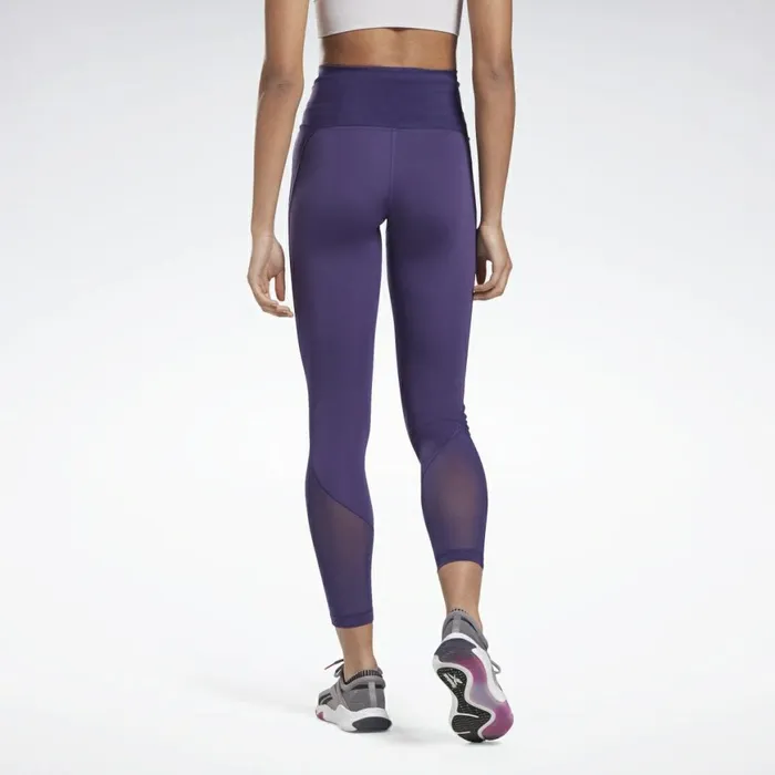 Leggings and Tights Womens Reebok Lux HighRise Perform Leggings Dark Orchid