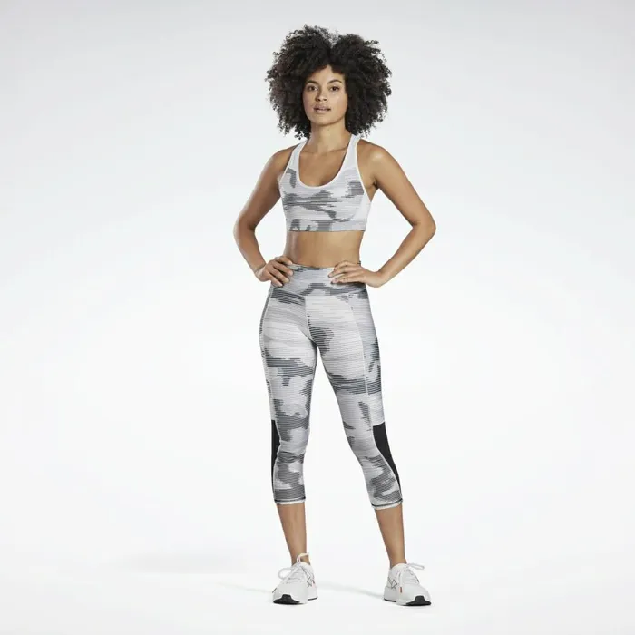 Leggings and Tights Womens Reebok Run Essentials 34 Length Leggings Porcelain