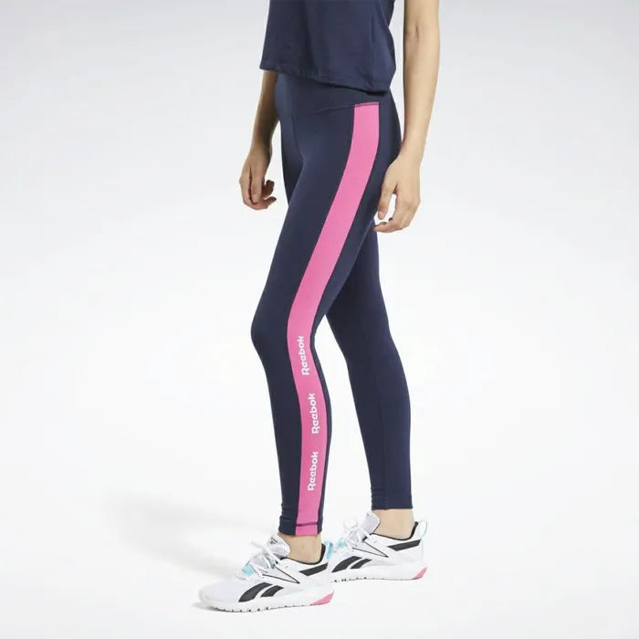 Leggings and Tights Womens Reebok Training Essentials Linear Logo Leggings Vector Navy Leggings and Tights Womens Reebok Training Essentials Linear Logo Leggings Vector Navy