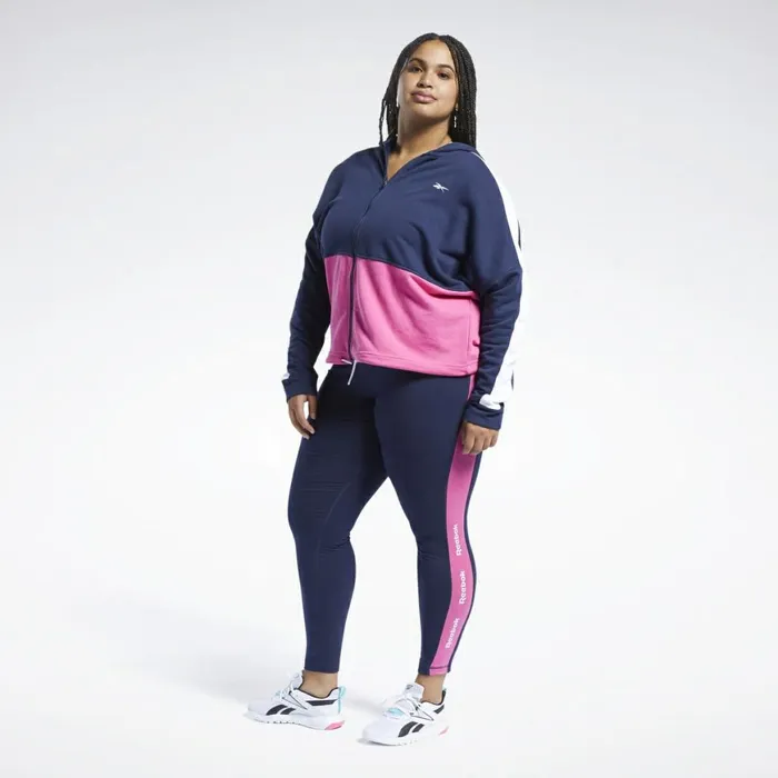 Leggings and Tights Womens Reebok Training Essentials Linear Logo Leggings Vector Navy