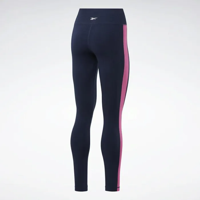 Leggings and Tights Womens Reebok Training Essentials Linear Logo Leggings Vector Navy