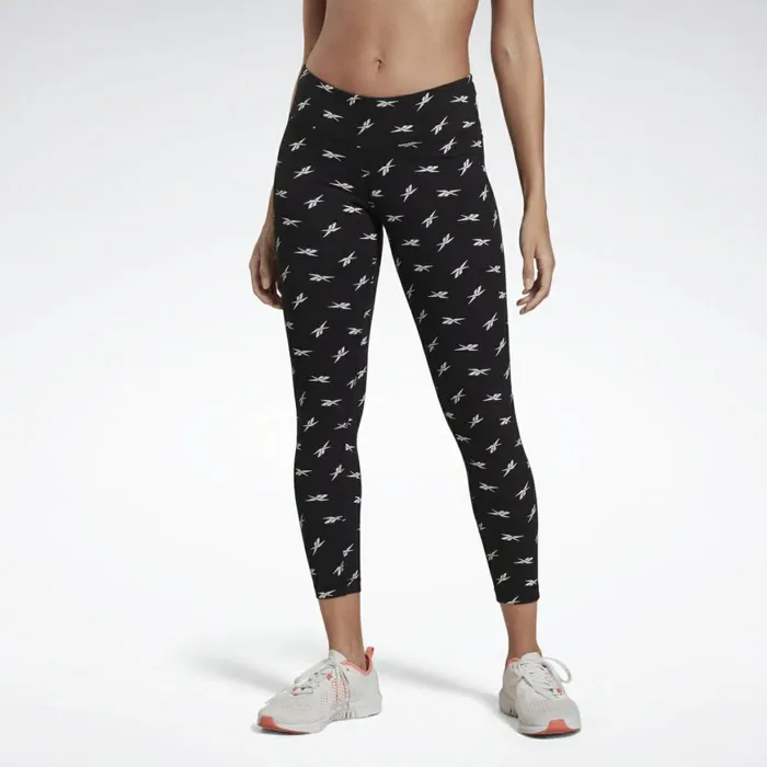 Leggings and Tights Womens Reebok Training Essentials Vector Leggings Black