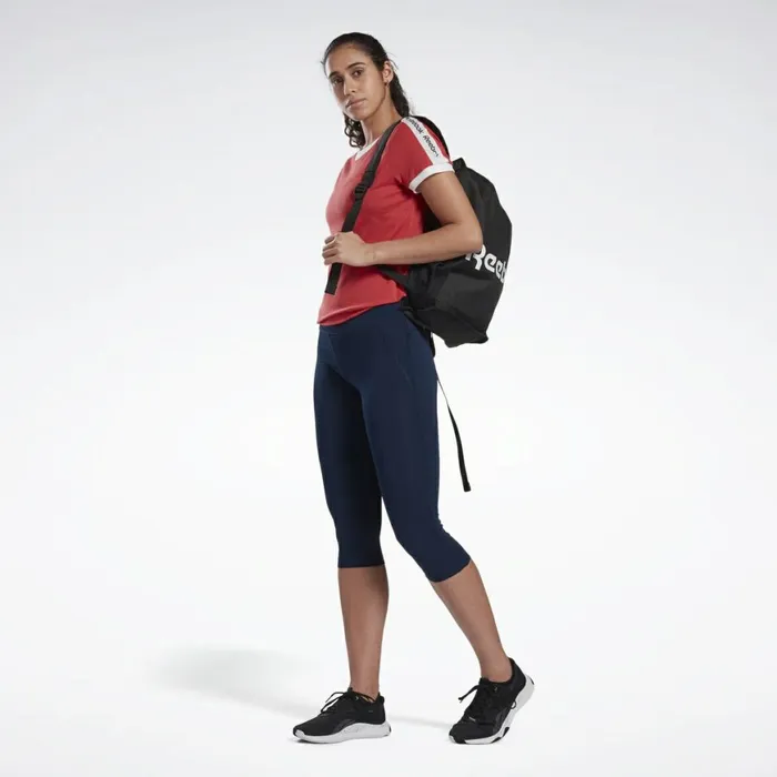 Leggings and Tights Womens Reebok Workout Ready Capri Leggings Collegiate Navy