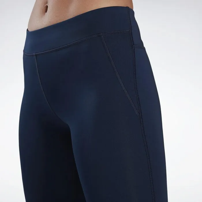 Leggings and Tights Womens Reebok Workout Ready Capri Leggings Collegiate Navy