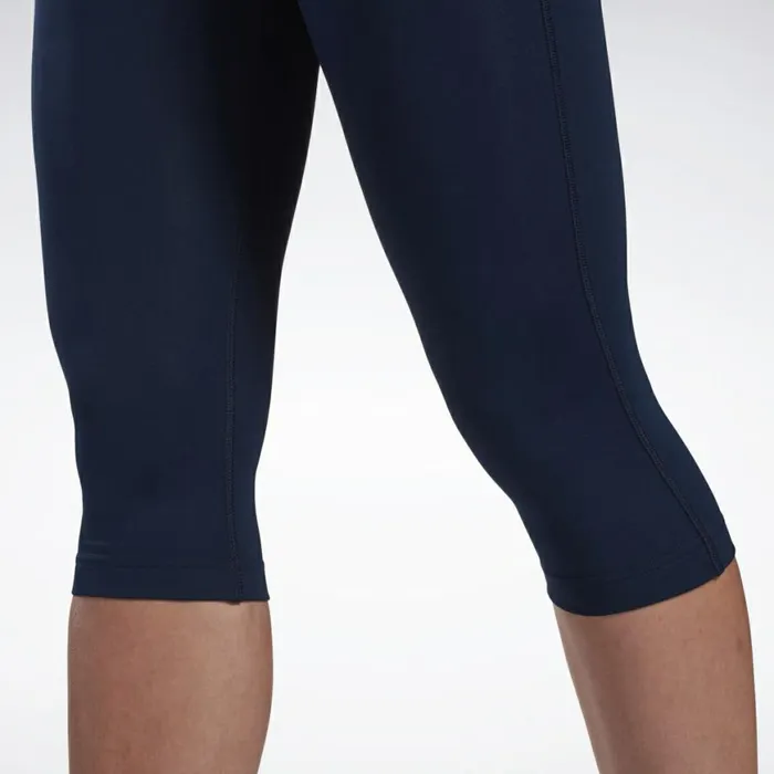 Leggings and Tights Womens Reebok Workout Ready Capri Leggings Collegiate Navy