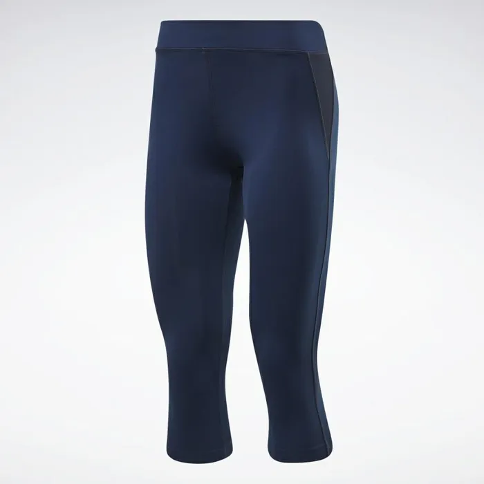 Leggings and Tights Womens Reebok Workout Ready Capri Leggings Collegiate Navy