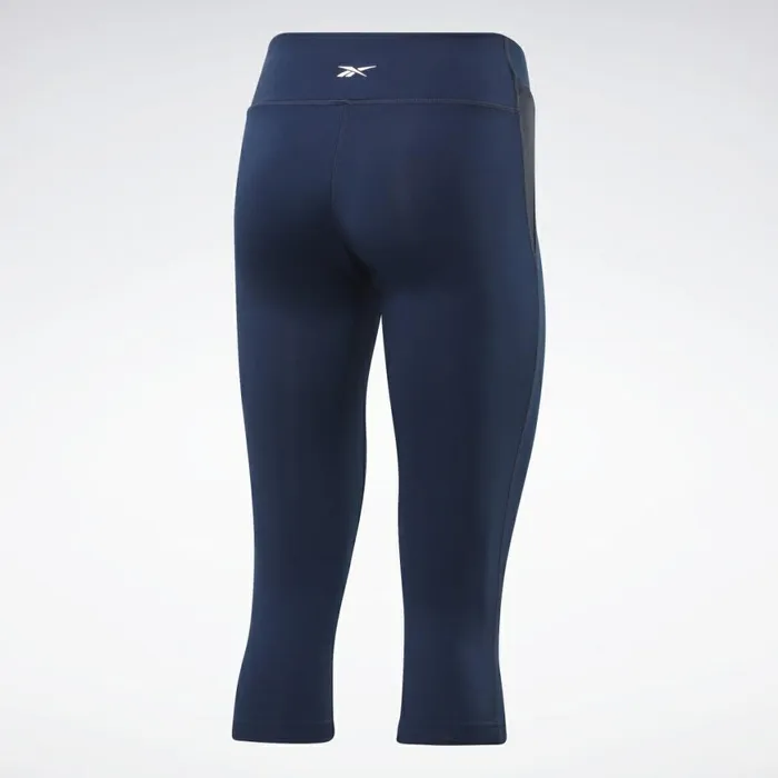 Leggings and Tights Womens Reebok Workout Ready Capri Leggings Collegiate Navy