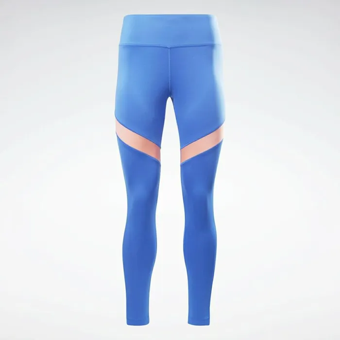 Leggings and Tights Womens Reebok Workout Ready Mesh Leggings Court Blue
