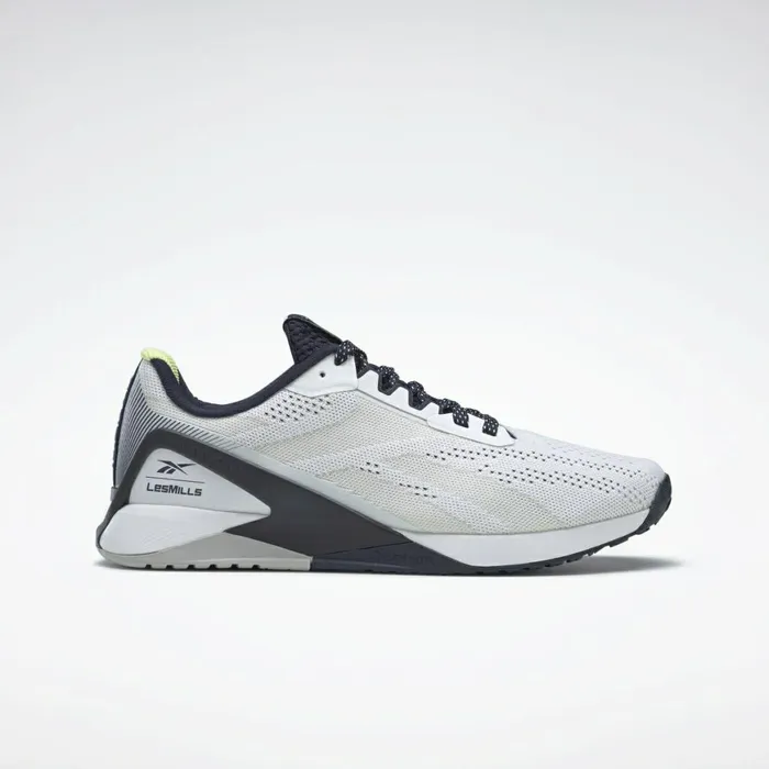Les Mills Womens Reebok Nano X1 Training Shoes Les Mills White Vector Navy Pure Grey 3 Les Mills Womens Reebok Nano X1 Training Shoes Les Mills White Vector Navy Pure Grey 3