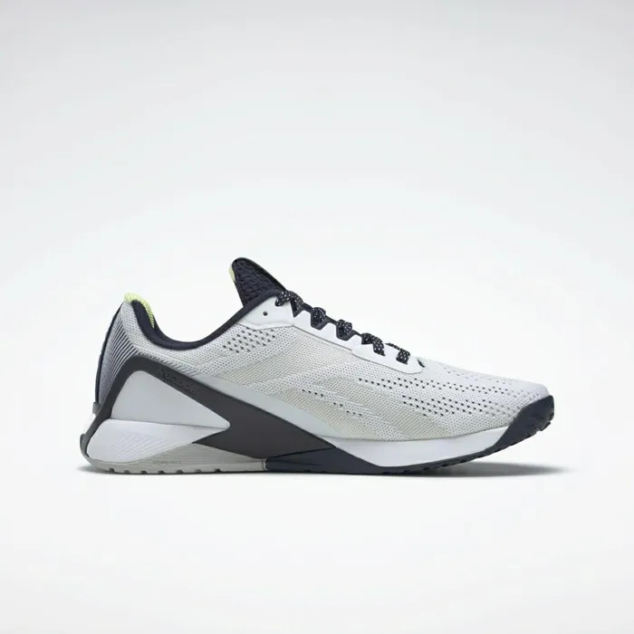 Les Mills Womens Reebok Nano X1 Training Shoes Les Mills White Vector Navy Pure Grey 3