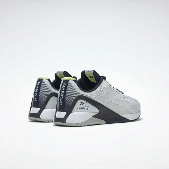 Les Mills Womens Reebok Nano X1 Training Shoes Les Mills White Vector Navy Pure Grey 3