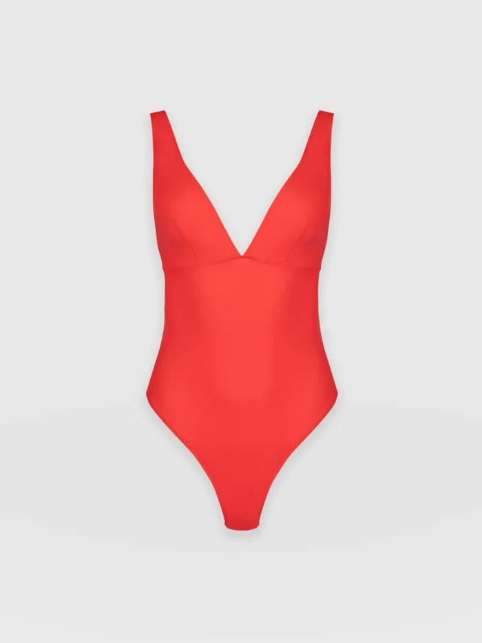 Levana Swimsuit 8211 Red Red Women Saint And Sofia Swimwear