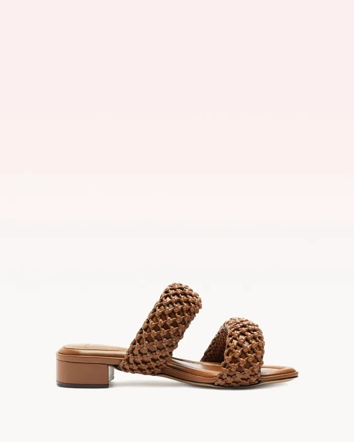 Lilla Woven 30 Espresso Women Alexandre Birman Flats