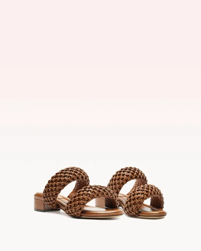 Lilla Woven 30 Espresso Women Alexandre Birman Flats