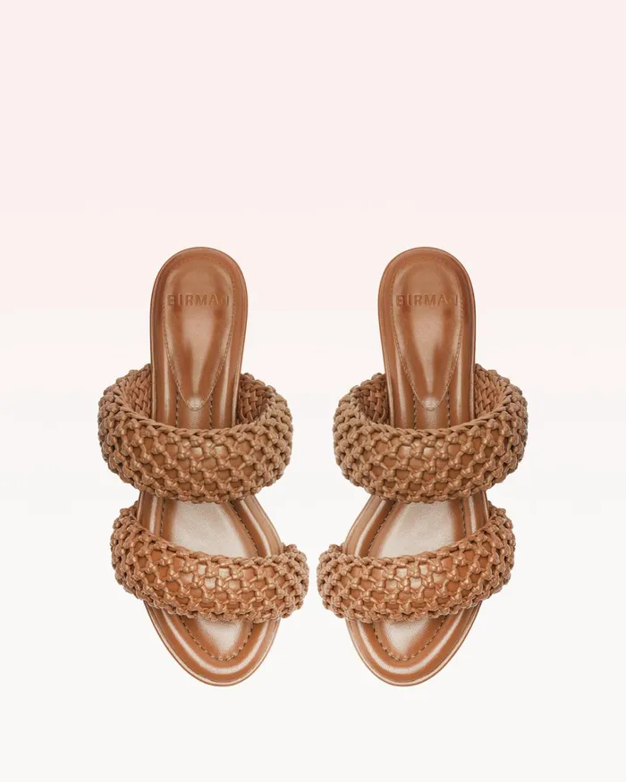 Lilla Woven 30 Espresso Women Alexandre Birman Flats