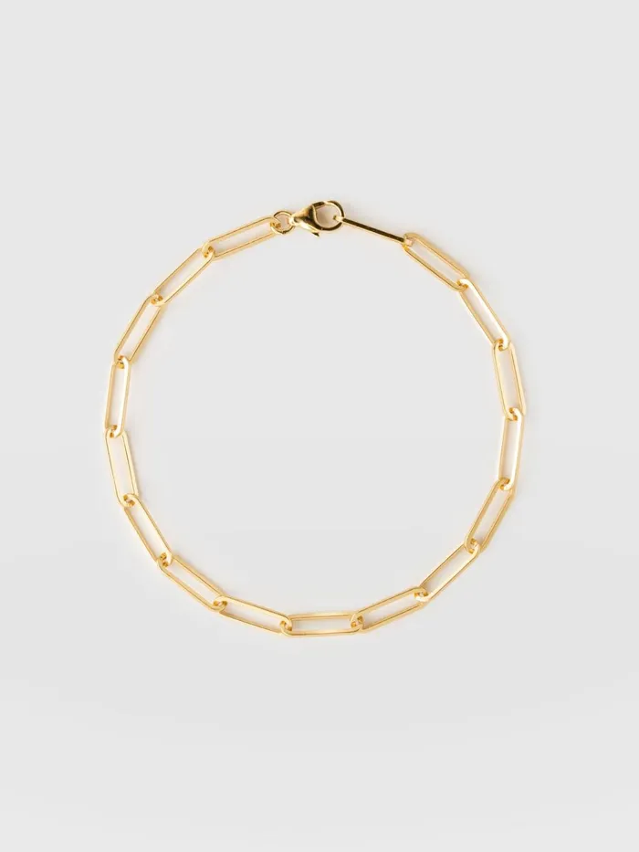 Link Chain Bracelet 8211 Gold Gold Women Saint And Sofia Bracelets