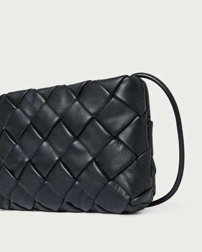 Loeffler Randall Auzeen Black Woven Shoulder Bag Women Shoulder Bags Loeffler Randall Auzeen Black Woven Shoulder Bag Women Shoulder Bags