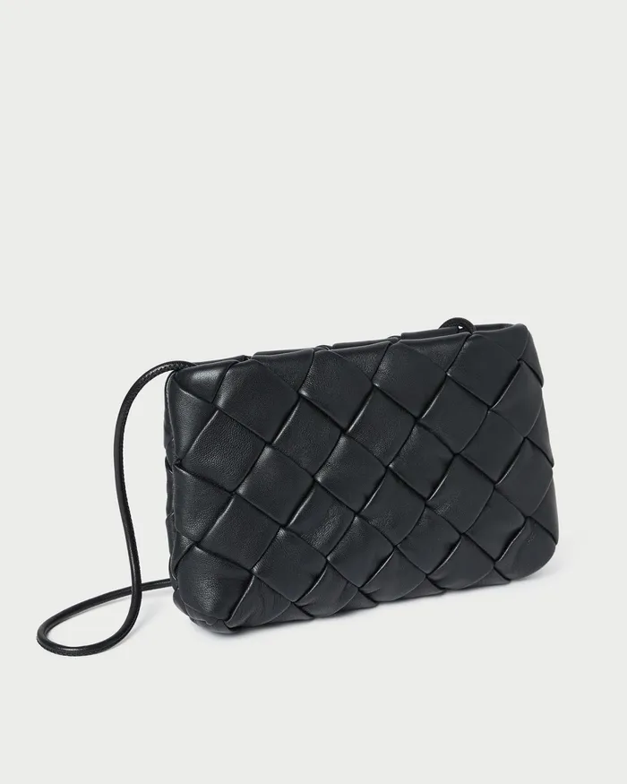 Loeffler Randall Auzeen Black Woven Shoulder Bag Women Shoulder Bags Loeffler Randall Auzeen Black Woven Shoulder Bag Women Shoulder Bags
