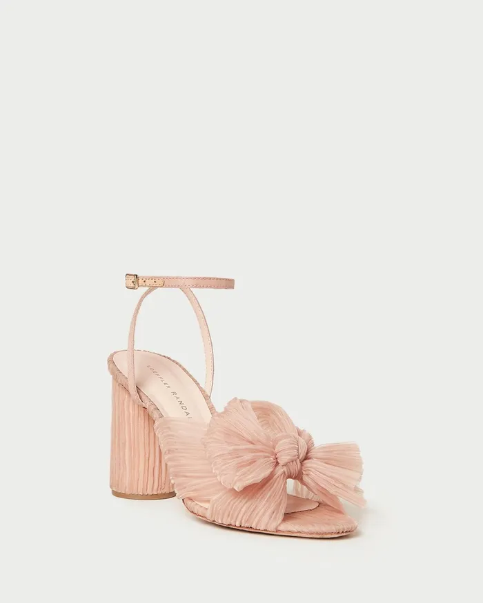 Loeffler Randall Camellia Beauty Bow Heel Women Heeled Sandals