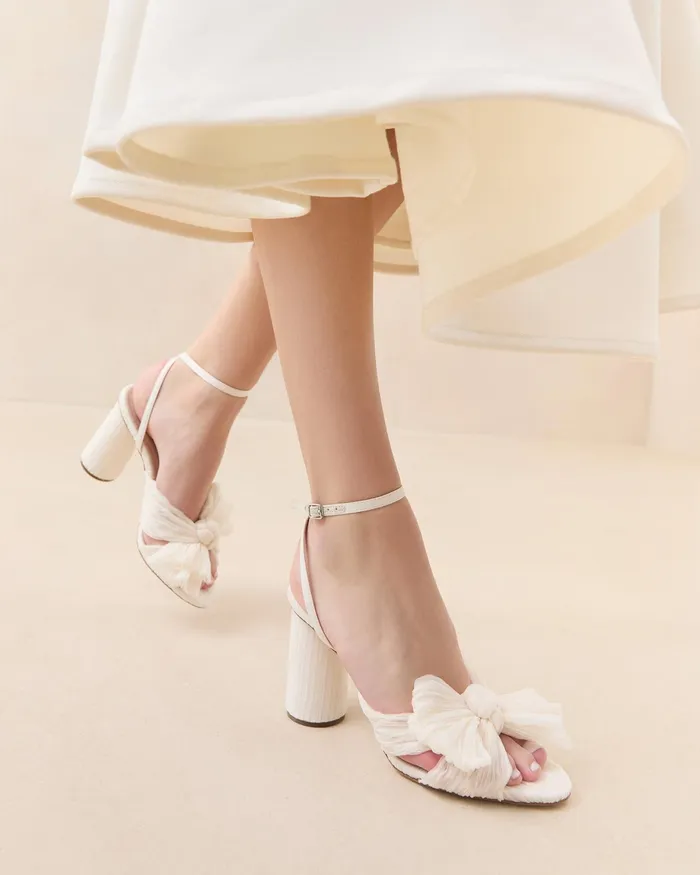 Loeffler Randall Camellia Bow Heel Pearl Women Heeled Sandals Loeffler Randall Camellia Bow Heel Pearl Women Heeled Sandals