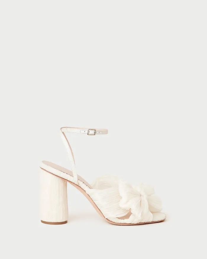 Loeffler Randall Camellia Bow Heel Pearl Women Heeled Sandals Loeffler Randall Camellia Bow Heel Pearl Women Heeled Sandals