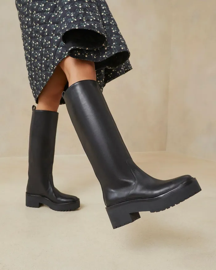 Loeffler Randall Carlee Black Tall Lug Boot I Tall Boots I Footwear Women Boots Loeffler Randall Carlee Black Tall Lug Boot I Tall Boots I Footwear Women Boots
