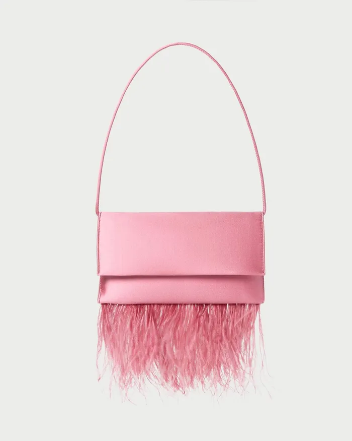 Loeffler Randall Charlee Rose Satin Shoulder Bag Women Shoulder Bags