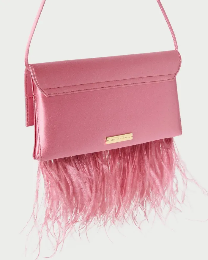 Loeffler Randall Charlee Rose Satin Shoulder Bag Women Shoulder Bags Loeffler Randall Charlee Rose Satin Shoulder Bag Women Shoulder Bags