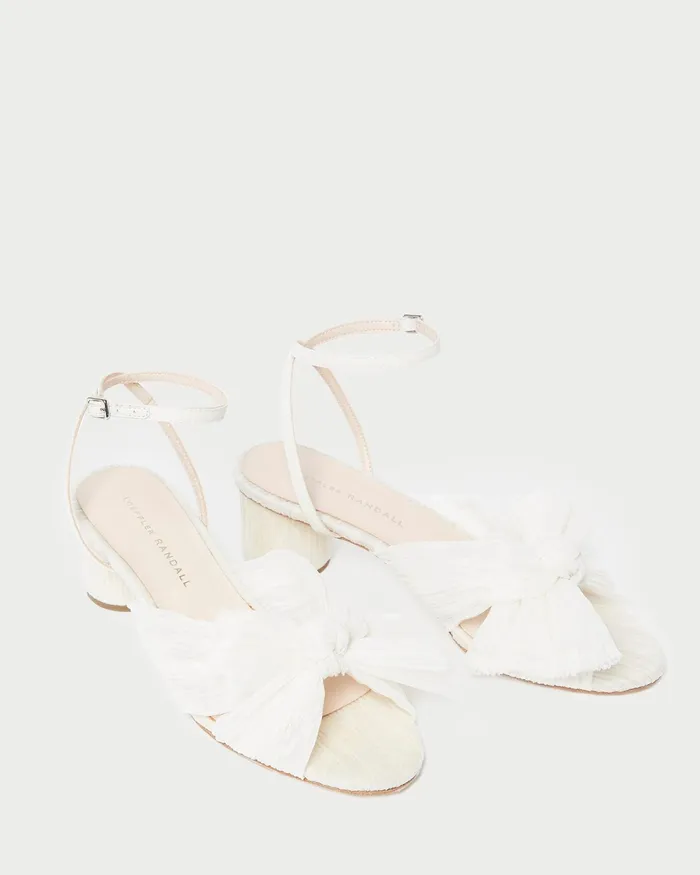 Loeffler Randall Dahlia Bow Low Heel With Women Heeled Sandals Loeffler Randall Dahlia Bow Low Heel With Women Heeled Sandals