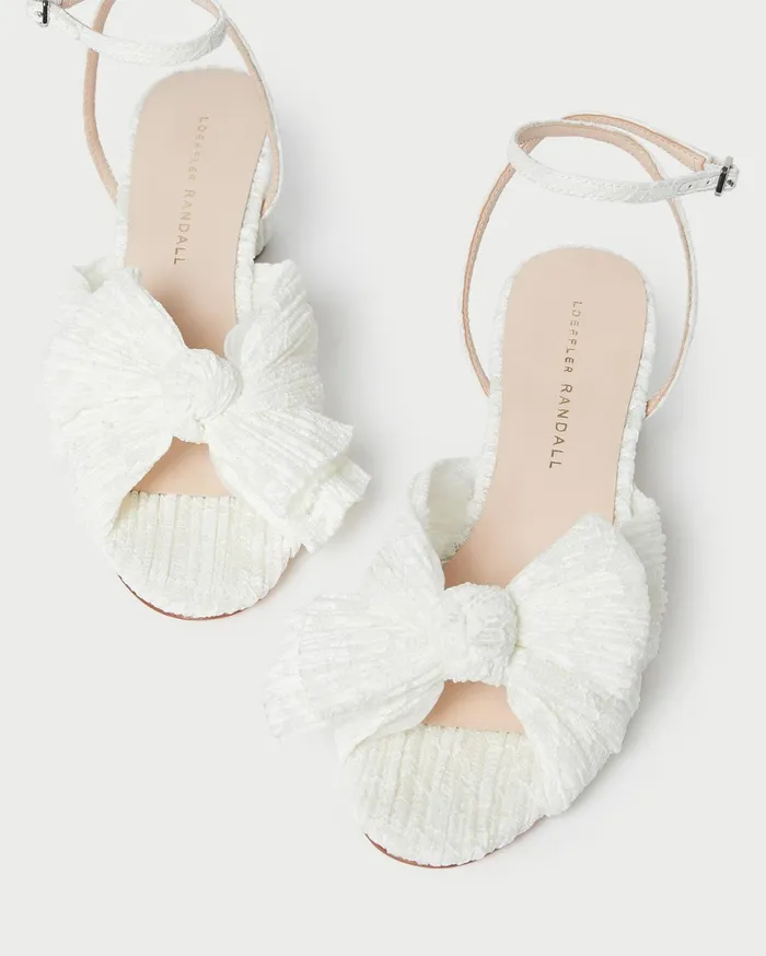 Loeffler Randall Dahlia White Lace Bow Heel L Heeled Sandals L Footwear Women Heeled Sandals Loeffler Randall Dahlia White Lace Bow Heel L Heeled Sandals L Footwear Women Heeled Sandals