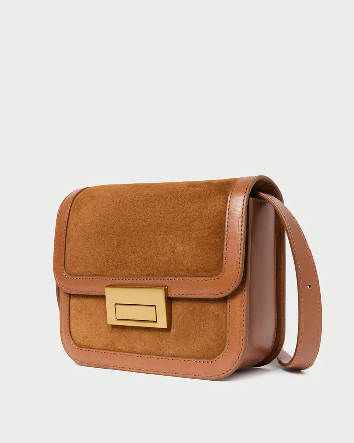 Loeffler Randall Desi Cacao SuedeLeather Crossbody Women Crossbodies Loeffler Randall Desi Cacao SuedeLeather Crossbody Women Crossbodies