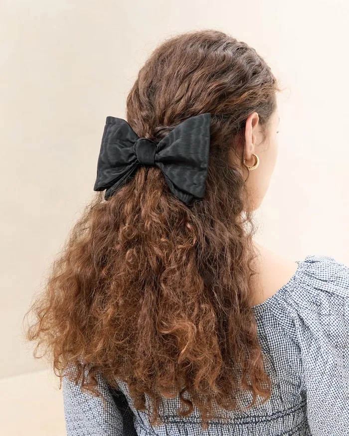 Loeffler Randall Eden Black Bow Hair Clip Women Accessories Loeffler Randall Eden Black Bow Hair Clip Women Accessories