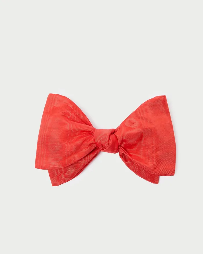 Loeffler Randall Eden Red Bow Hair Clip Women Accessories
