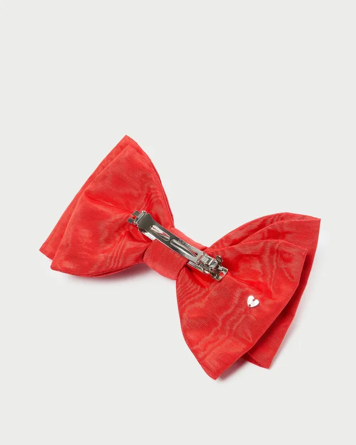 Loeffler Randall Eden Red Bow Hair Clip Women Accessories Loeffler Randall Eden Red Bow Hair Clip Women Accessories