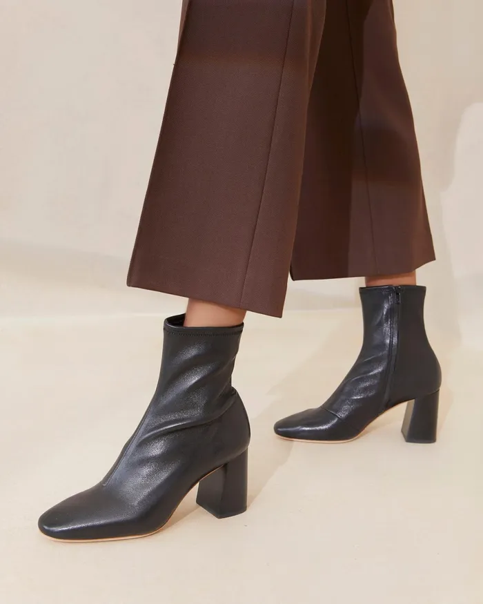Loeffler Randall Elise Black Stretch Bootie L Ankle Boots L Footwear Women Boots Loeffler Randall Elise Black Stretch Bootie L Ankle Boots L Footwear Women Boots