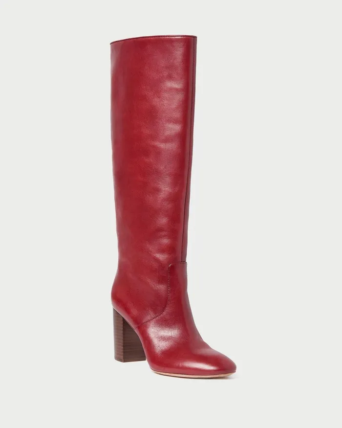 Loeffler Randall Goldy Wine Leather Tall Boot Women Boots Loeffler Randall Goldy Wine Leather Tall Boot Women Boots