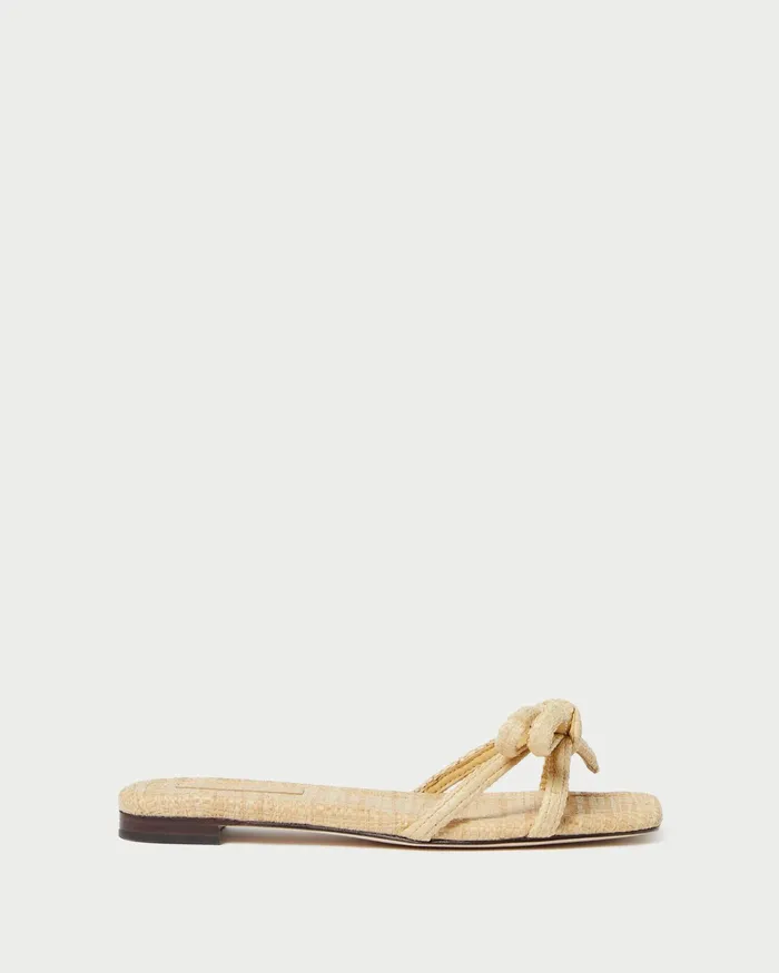 Loeffler Randall Hadley Natural Bow Sandal L Flat Sandals L Footwear Women Flat Sandals Loeffler Randall Hadley Natural Bow Sandal L Flat Sandals L Footwear Women Flat Sandals