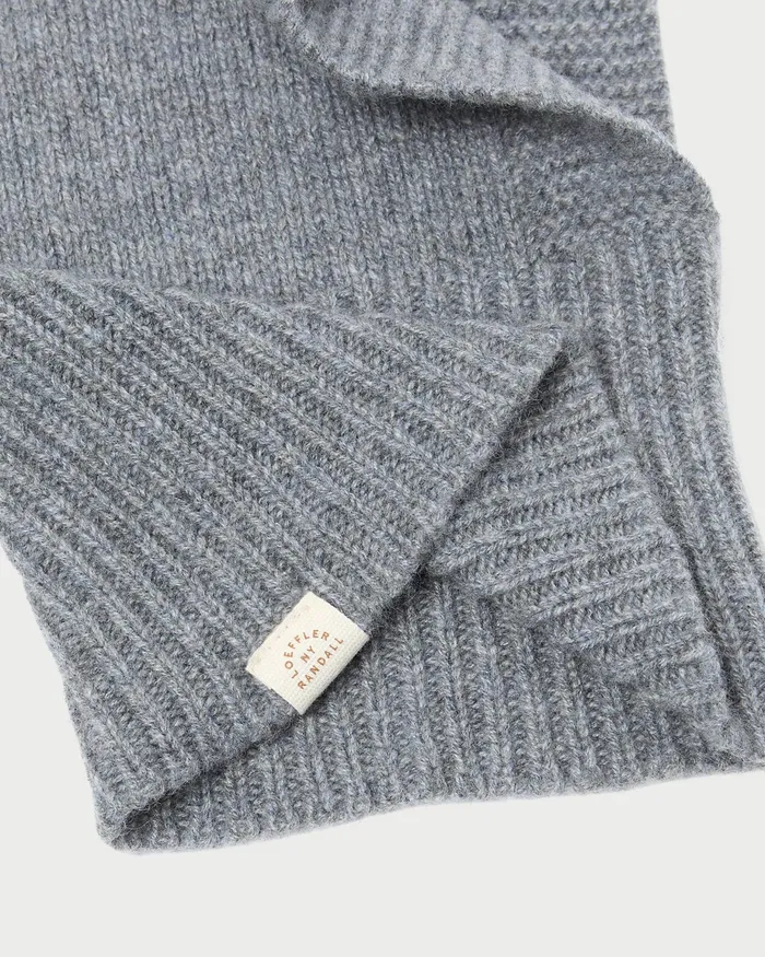 Loeffler Randall Jimi Grey Cashmere Balaclava Women Soft Accessories