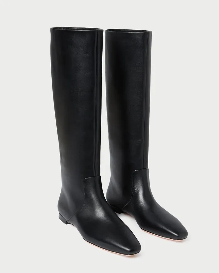 Loeffler Randall Lillian Black Leather Tall Boot Women Boots Loeffler Randall Lillian Black Leather Tall Boot Women Boots