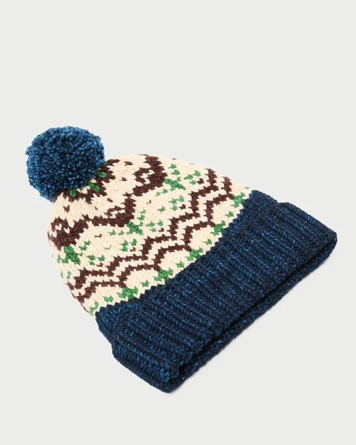 Loeffler Randall Macelyn Navy Tulip Beanie Women Soft Accessories Loeffler Randall Macelyn Navy Tulip Beanie Women Soft Accessories