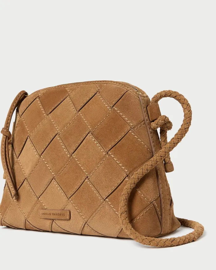 Loeffler Randall Mallory Toffee Woven Suede Crossbody I Crossbodies I Handbags Women Crossbodies Loeffler Randall Mallory Toffee Woven Suede Crossbody I Crossbodies I Handbags Women Crossbodies